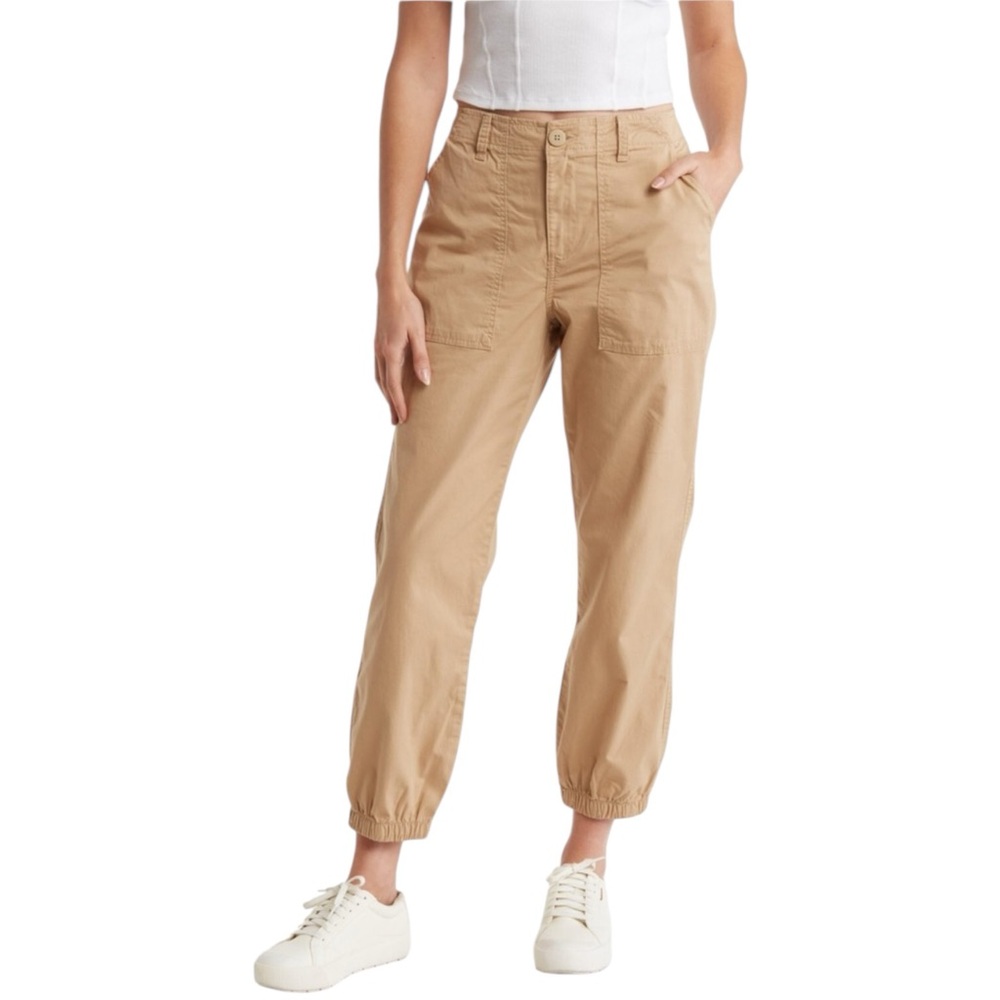 NWT Sanctuary Women’s Maya Cargo Style Poplin Jogger Pants Casual Spring Summer